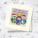 Penguin Pals  XMAS69 Counted Cross Stitch Kit