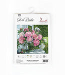 Peonies by the window B594L Counted Cross Stitch kit