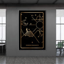 Perseverance Tarot Card Canvas