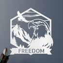 Custom Metal Wall Art - Personalized Patriotic Eagle Sign