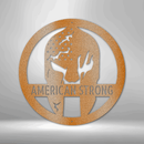 Custom Metal Wall Art - Personalized Home Gym Spartan Sign