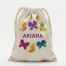 Personalized Butterfly Kids Drawstring Sack