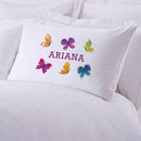 Personalized Butterfly Sleeping Pillowcase | Custom Pillow for Kids