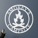 Custom Metal Wall Art - Personalized Fire Pit Sign