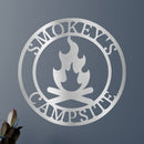 Custom Metal Wall Art - Personalized Fire Pit Sign