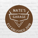 Custom Metal Wall Art - Personalized Classic Car Garage Plaque