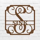 Custom Metal Wall Art - Personalized Established Family Sign