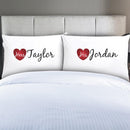 Personalized Couples His & Hers Sleeping Pillowcases