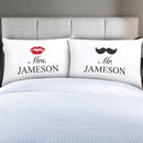 Personalized Couples Mrs. & Mr. Sleeping Pillowcases