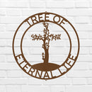 Custom Metal Wall Art - Personalized Christian Tree Sign