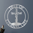Custom Metal Wall Art - Personalized Christian Tree Sign