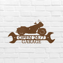 Custom Metal Wall Art - Personalized Cruiser Shop Name Sign