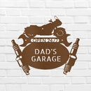 Custom Metal Wall Art - Personalized Cruiser Garage Name Sign