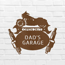 Custom Metal Wall Art - Personalized Dad's Garage Sign