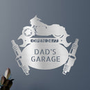 Custom Metal Wall Art - Personalized Dad's Garage Sign