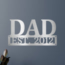 Custom Metal Wall Art - Personalized Dad's Workshop Plaque