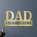 Custom Metal Wall Art - Personalized Dad's Workshop Plaque