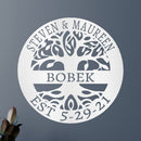 Custom Metal Wall Art - Personalized Tree of Life Sign
