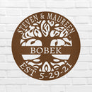 Custom Metal Wall Art - Personalized Tree of Life Sign