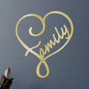 Metal Wall Art - Family Heart Sign