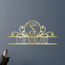 Custom Metal Wall Art - Personalized Family Address Sign