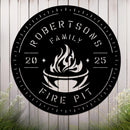 Personalized Fire Pit Sign