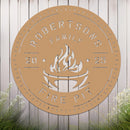 Personalized Fire Pit Sign