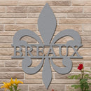 Personalized Fleur-de-Lis Name Sign