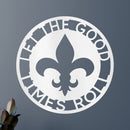 Custom Metal Wall Art - Personalized Fleur De Lis Sign