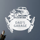 Custom Metal Wall Art - Personalized Dad's Garage Sign