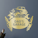 Custom Metal Wall Art - Personalized Dad's Garage Sign