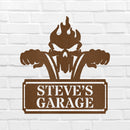Custom Metal Wall Art - Personalized Dad's Motorcycle Sign