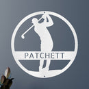 Custom Metal Wall Art - Personalized Golf Course Name Sign