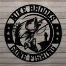 Personalized Gone Fishing Sign