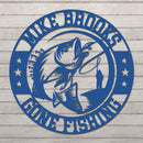 Personalized Gone Fishing Sign