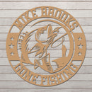 Personalized Gone Fishing Sign