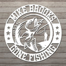 Personalized Gone Fishing Sign