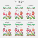 Personalized Grandma's Flower Garden Flag