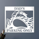 Custom Metal Wall Art - Personalized Hog Parking Name Sign
