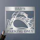 Custom Metal Wall Art - Personalized Hog Parking Name Sign