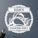 Custom Metal Wall Art - Personalized Motorcycle Parking Sign