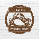 Custom Metal Wall Art - Personalized Motorcycle Parking Sign