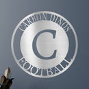 Custom Metal Wall Art - Personalized Initial Family Monogram Sign