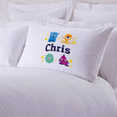 Personalized Kid's Little Monsters Sleeping Pillowcase
