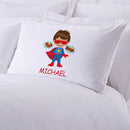 Personalized Kids Superhero Sleeping Pillowcase | Custom Pillow for Kids