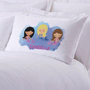 Personalized Kids Mermaid Friends Sleeping Pillowcase