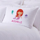 Personalized Kids Mermaid Sleeping Pillowcase | Custom Pillow for Kids