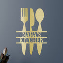 Custom Metal Wall Art - Personalized Kitchen Sign