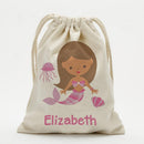 Personalized Mermaid Drawstring Sack