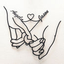 Custom Couple Love Hands